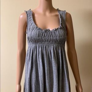 Free people mini dress Xs,casual summer grey